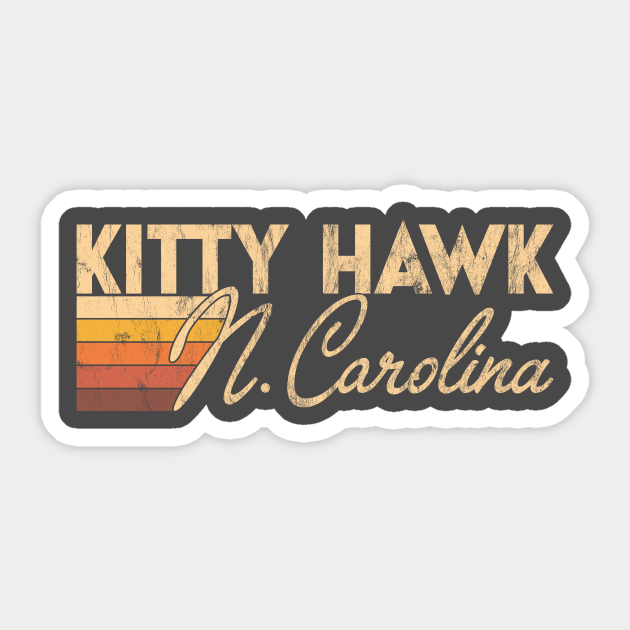 Kitty Hawk North Carolina Kitty Hawk North Carolina Sticker TeePublic